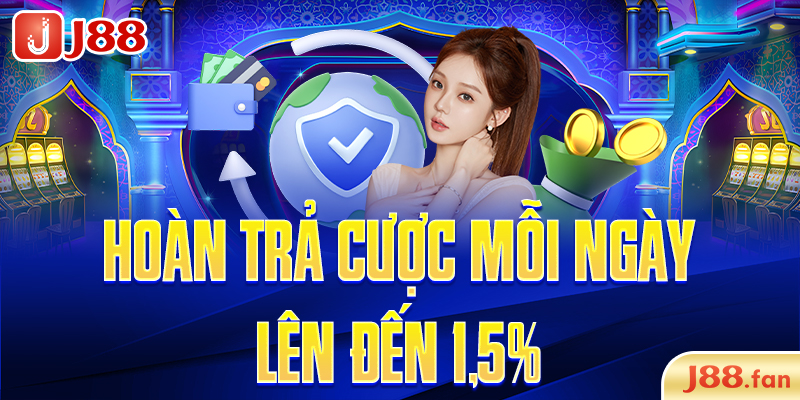 KHUYẾN MÃI 20 Hoàn trả cược mỗi ngày lên đến 1,5%